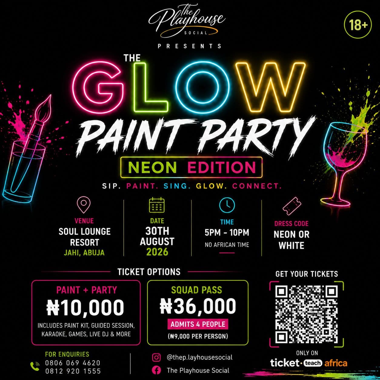 The Glow Paint Party - Neon Edition