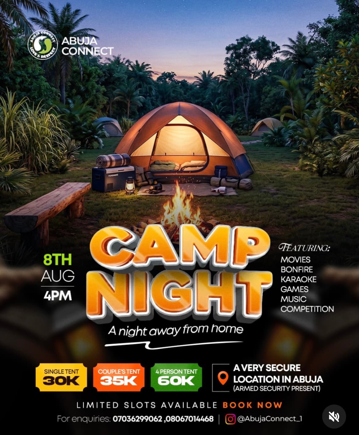 🏕️ CAMP NIGHT — A NIGHT AWAY FROM HOME