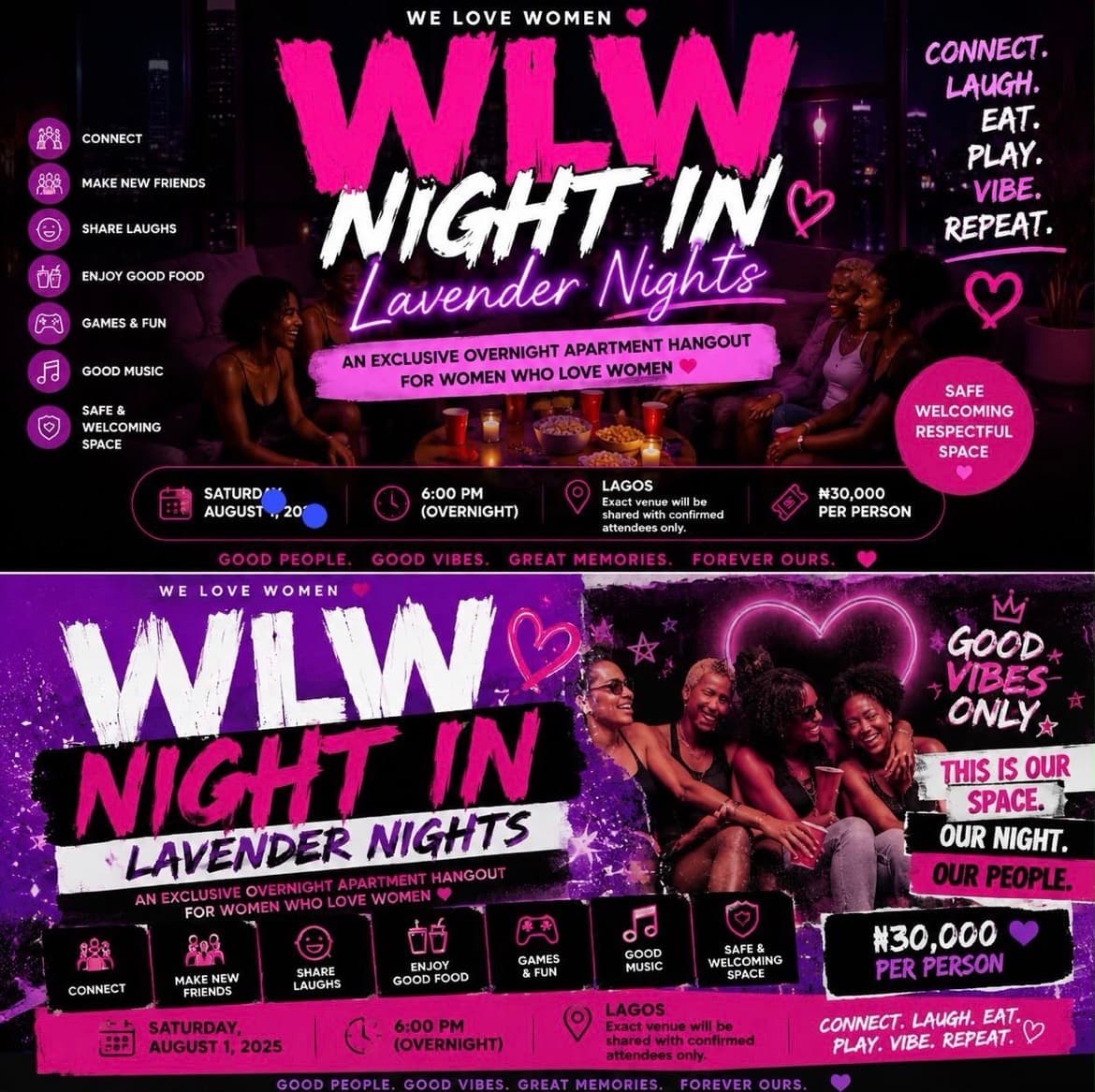 ๐ WLW NIGHT IN โ LAVENDER NIGHTS โญ๐