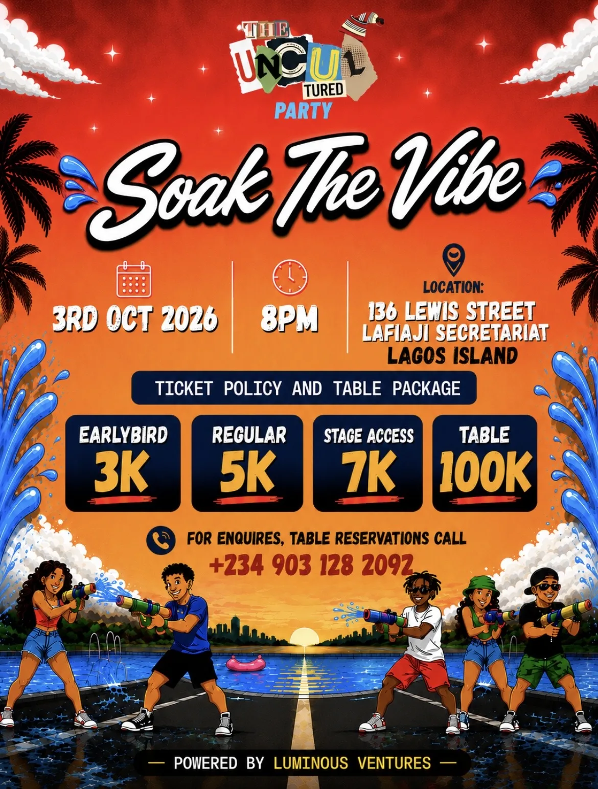 💦 THE UNCULTURED PARTY — SOAK THE VIBE