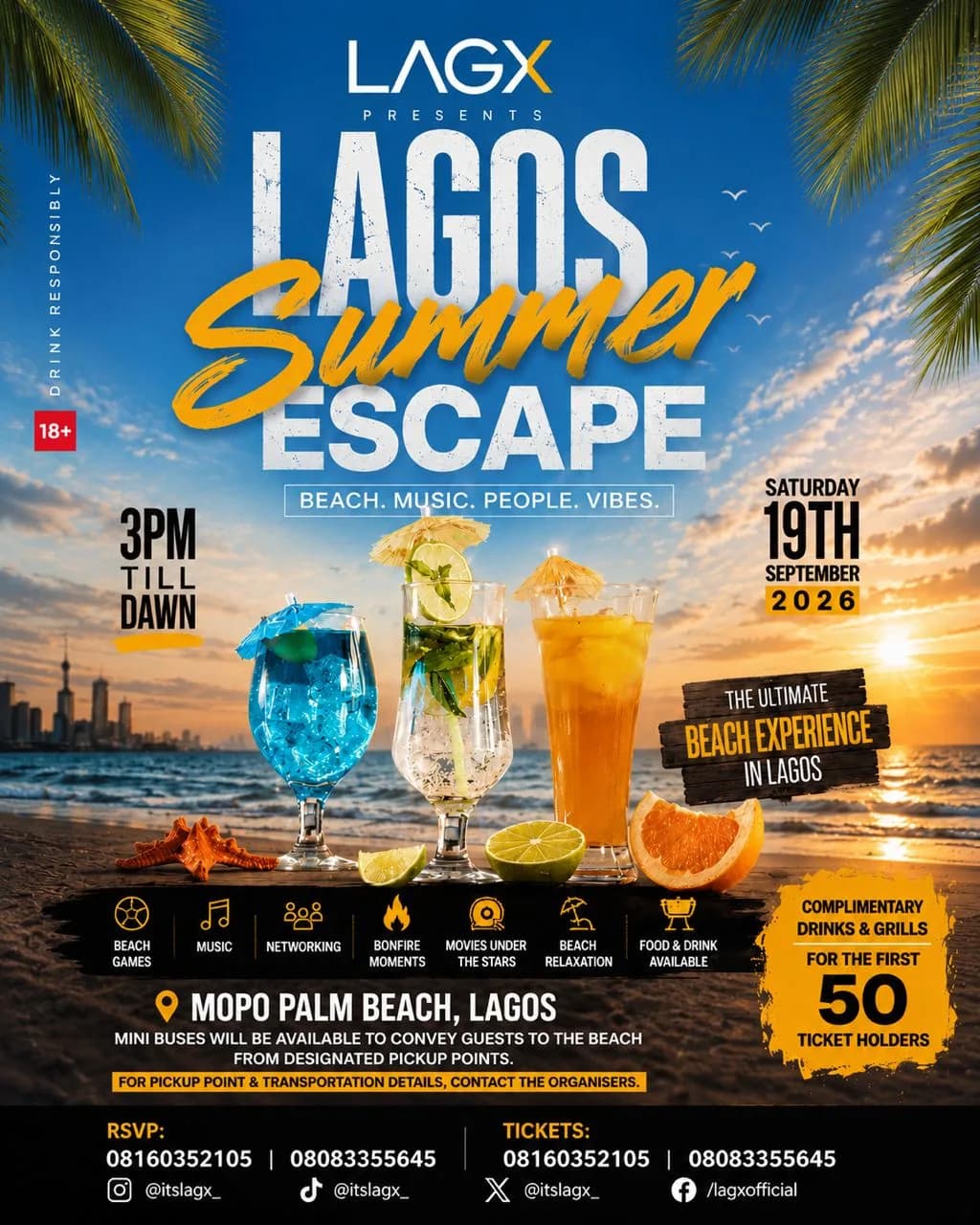 LAGOS SUMMER ESCAPE – ISLAND EDITION
