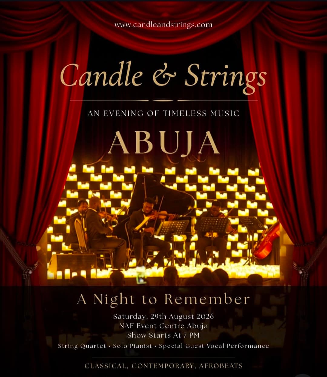 Candle & Strings – An Evening of Timeless Music (Abuja)