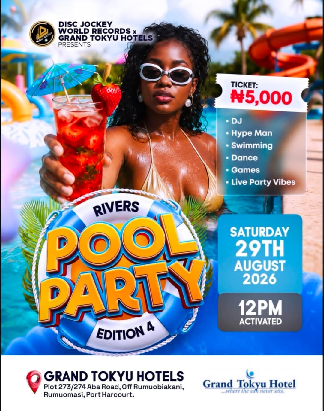 Rivers Pool Party โ Edition 4