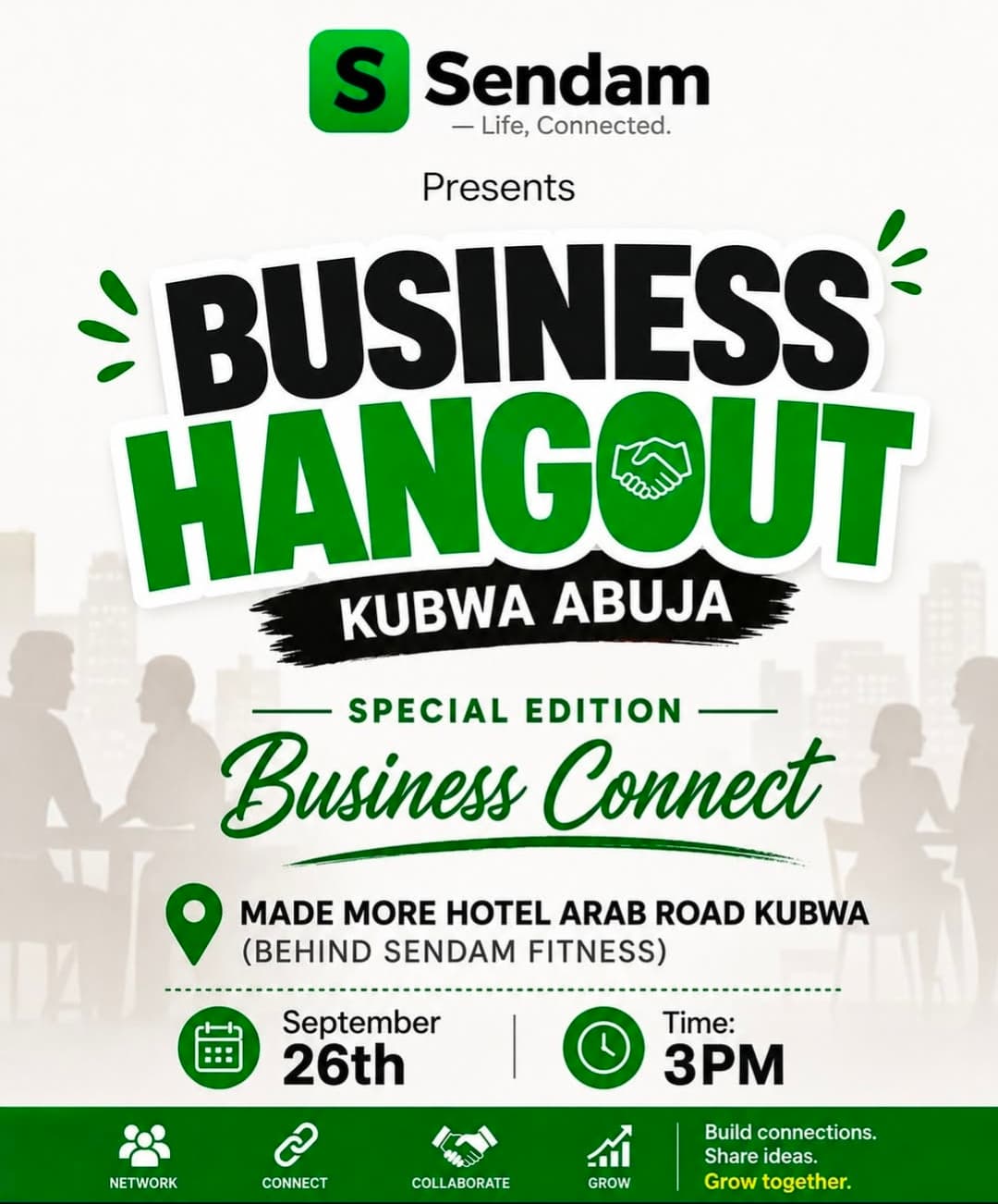 Sendam Business Hangout โ Business Connect