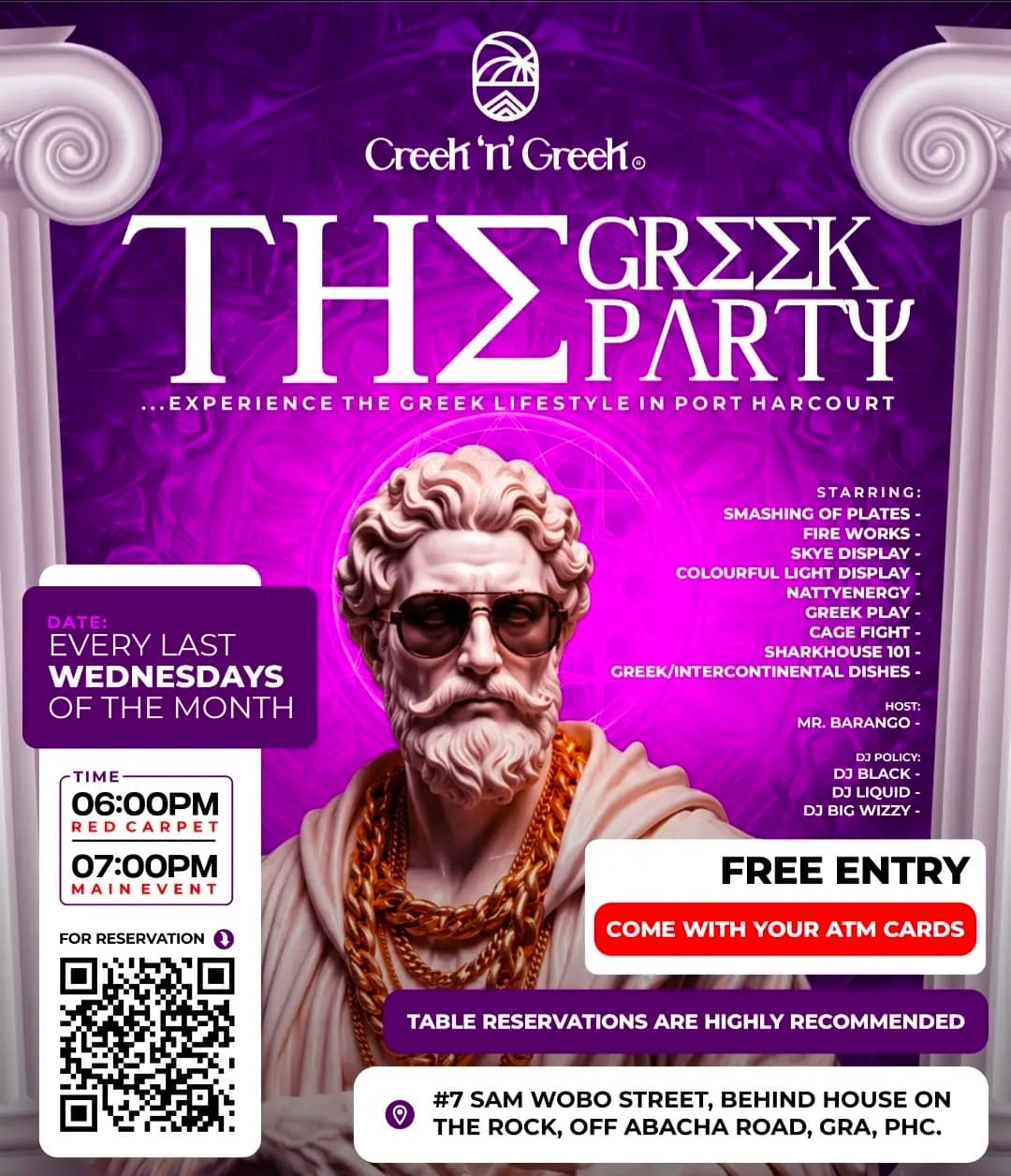 THE GREEK PARTY (or Creek ’n’ Greek – The Greek Party)