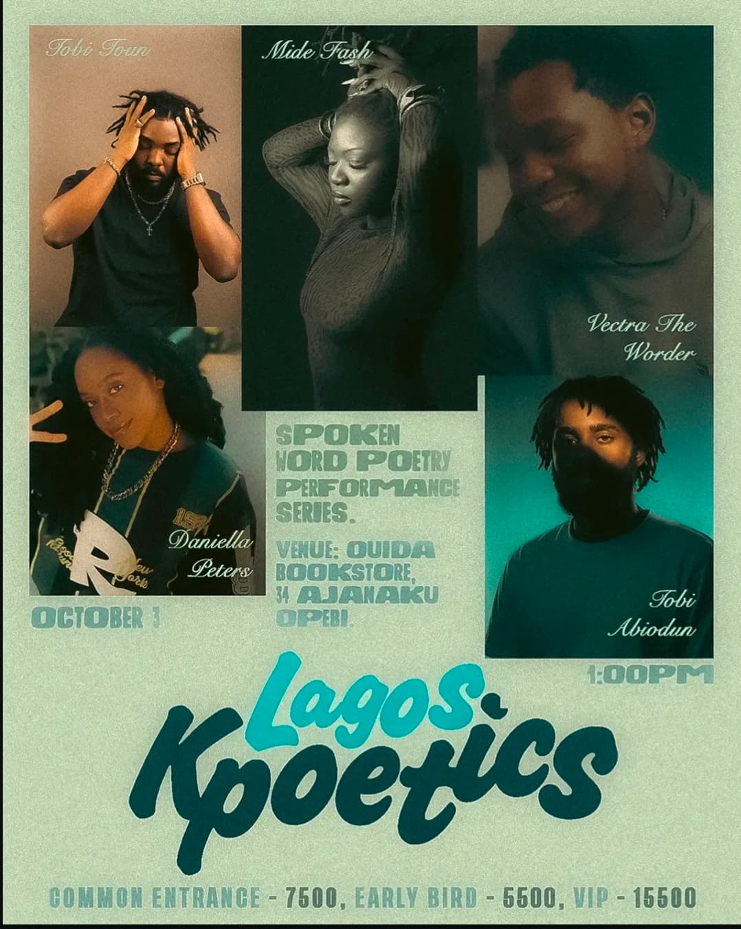 Lagos Kpoetics – Spoken Word Poetry Performance Series