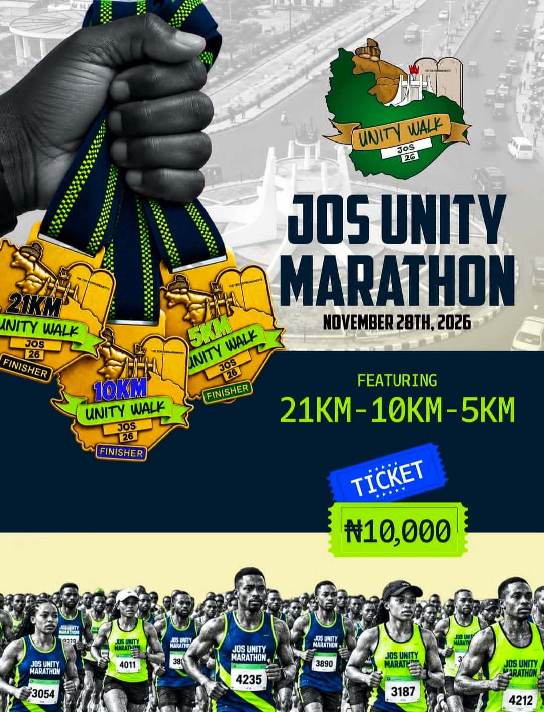 Jos Unity Marathon – Unity Walk