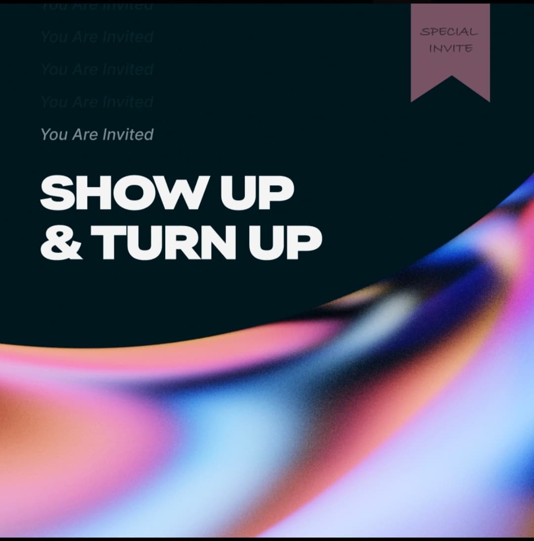 OCTOBER FESTIVAL — "Show Up & Turn Up"