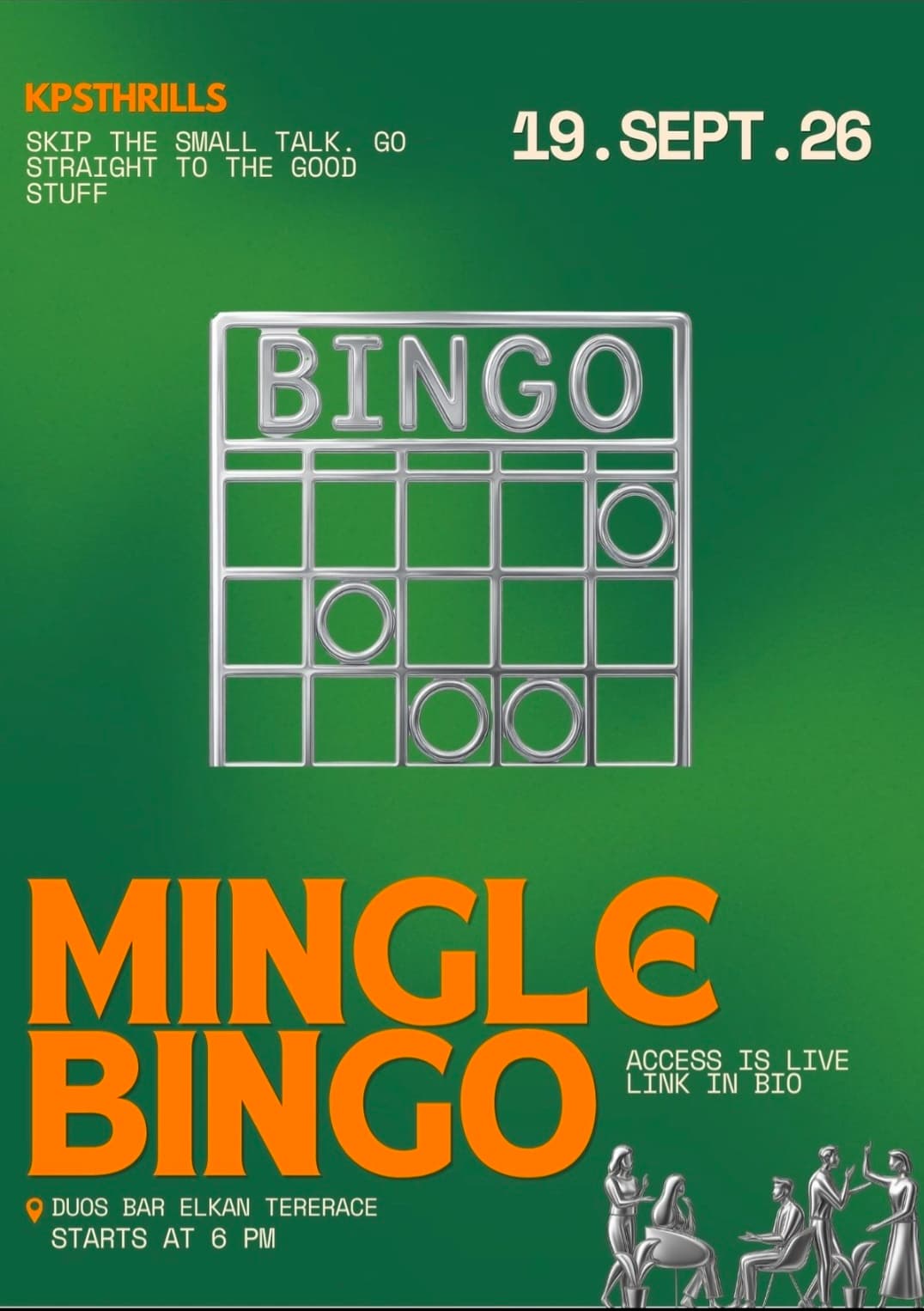 🎲 MINGLE BINGO — Round Two