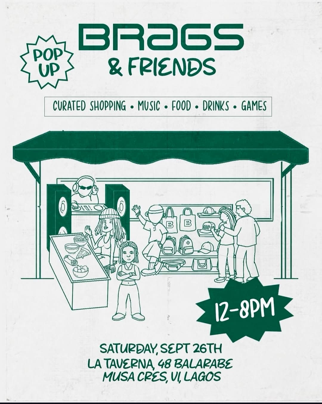 Brags & Friends Pop-Up