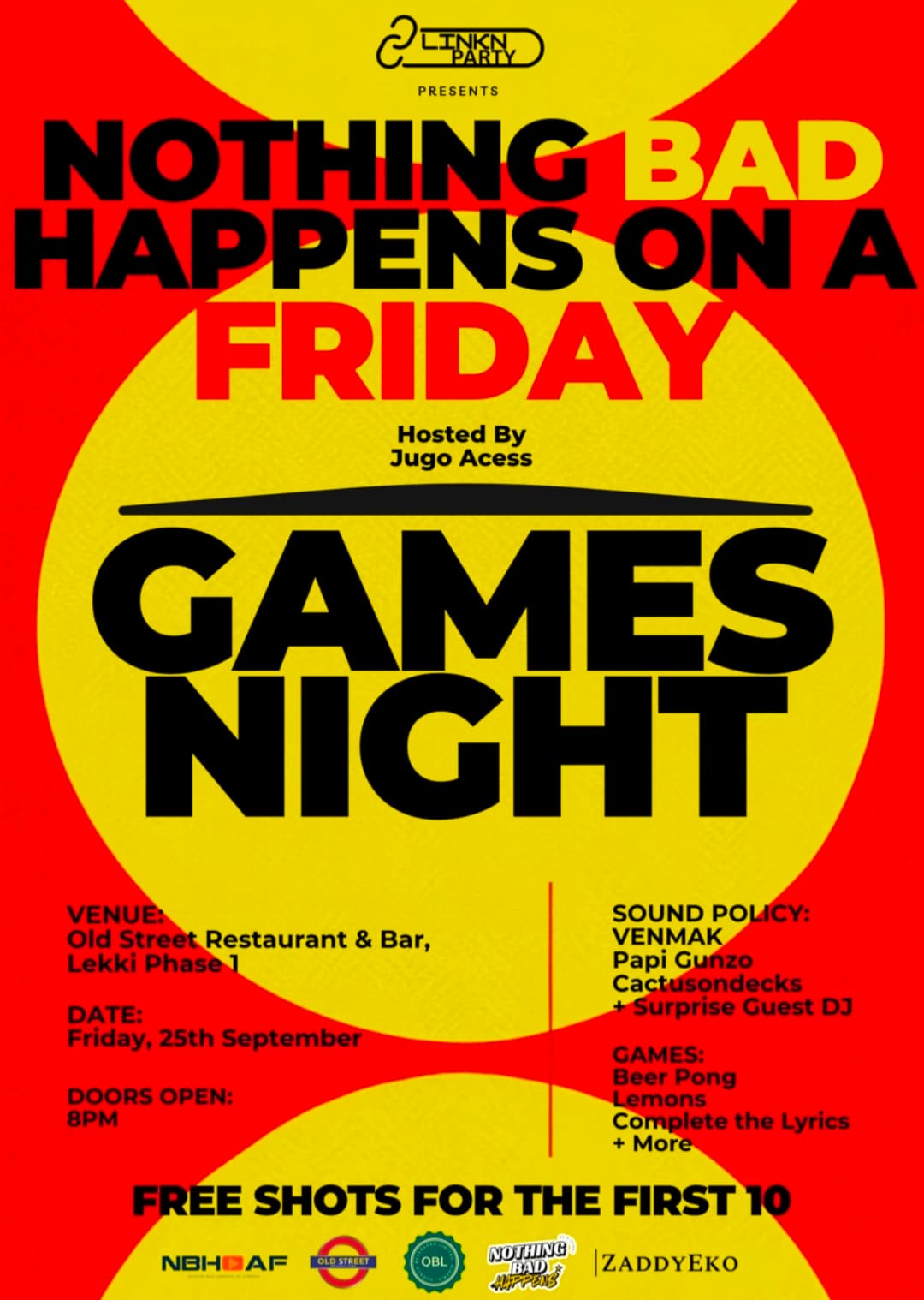 Nothing Bad Happens on a Friday – Games Night