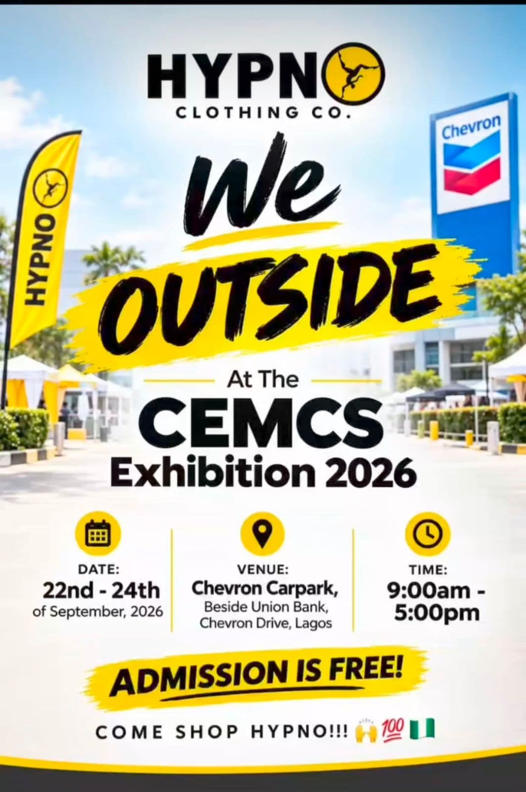 Hypno at CEMCS Exhibition 2026 by Hypno Clothing Co.