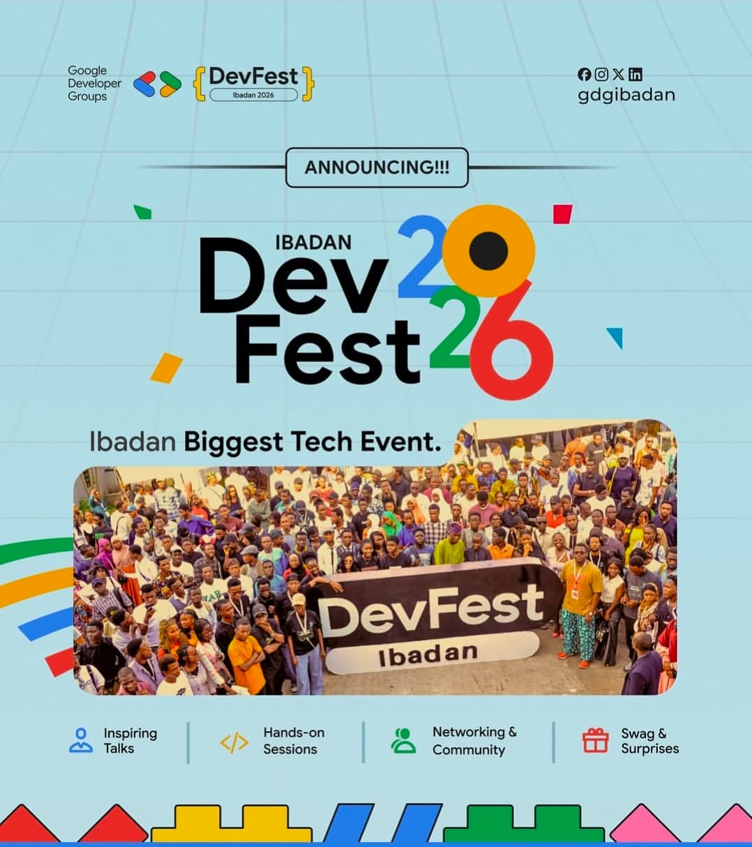 DevFest Ibadan 2026 by Google Developer Groups (GDG) Ibadan