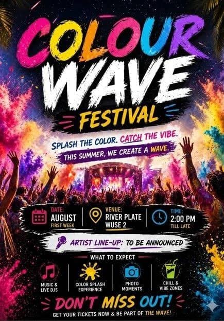 🎨 COLOUR WAVE FESTIVAL